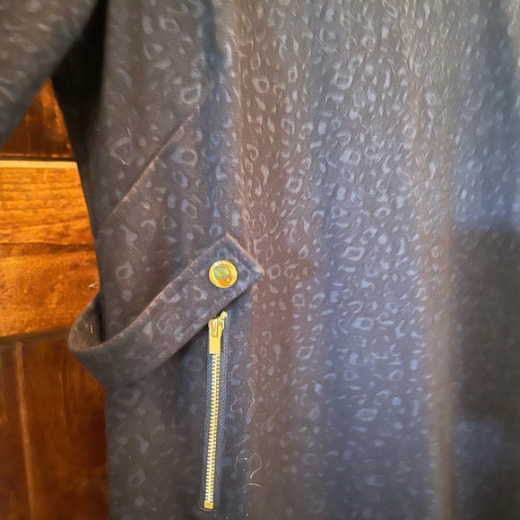 Chico's Ponte Black Jacquard Sheath Dress - Picture 3 of 8